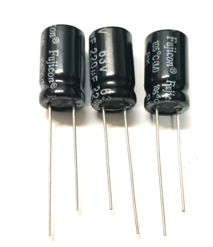 220uf 63v fujicon - 6x,
