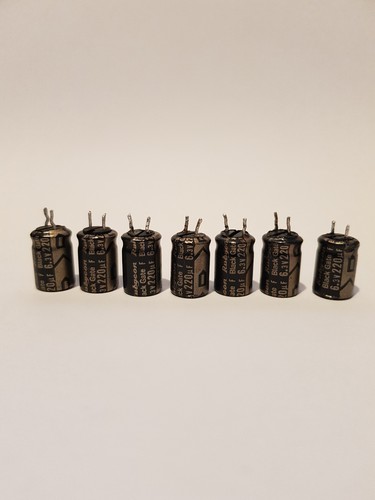 Cancello nero 220uf 3v - f, 220uf/6,3v
