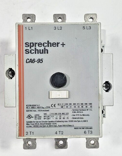 Contattore sprecher schuh - contattore,